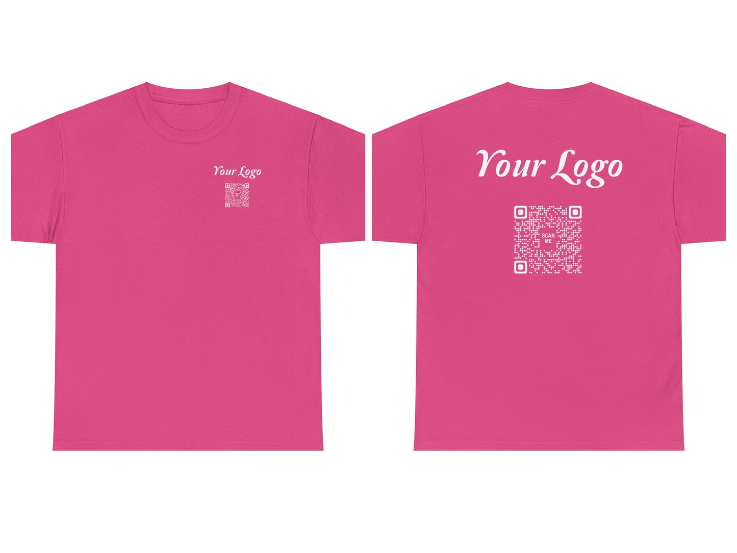 QR Code Tees Front & Back