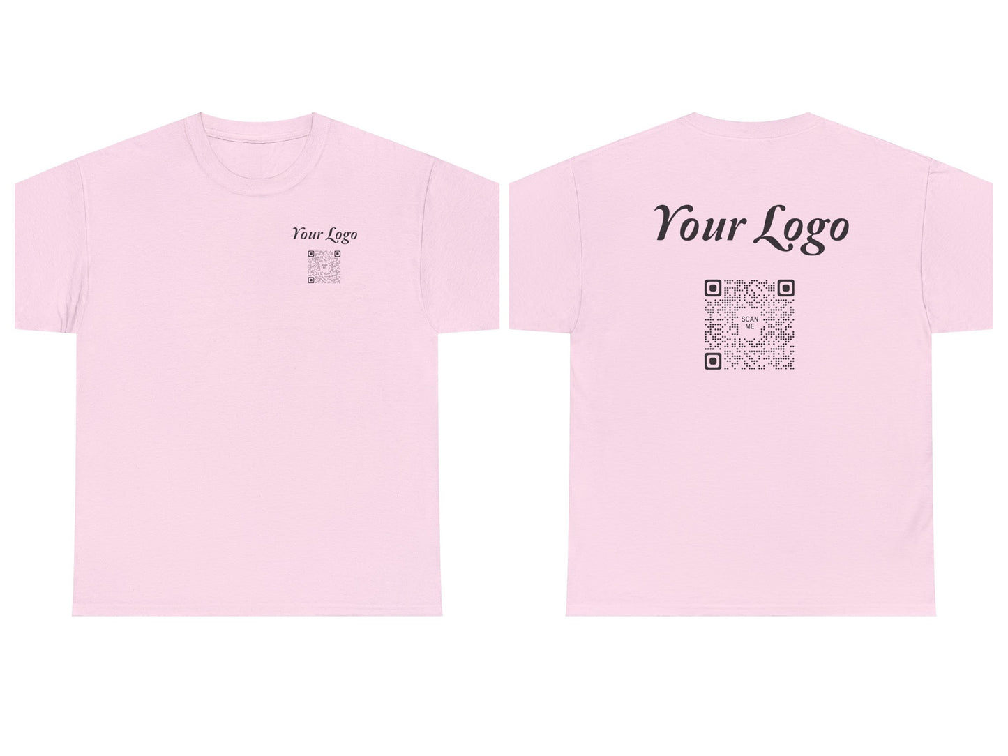 QR Code Tees Front & Back