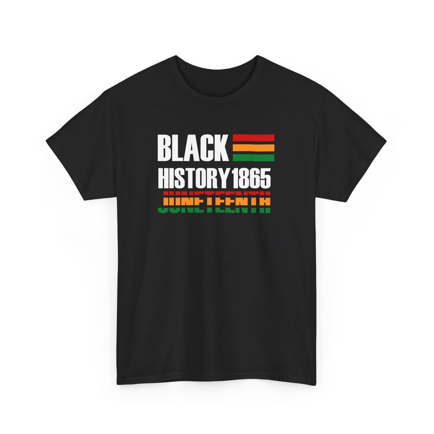 Black History Juneteenth 1865 Unisex Heavy Cotton Tee