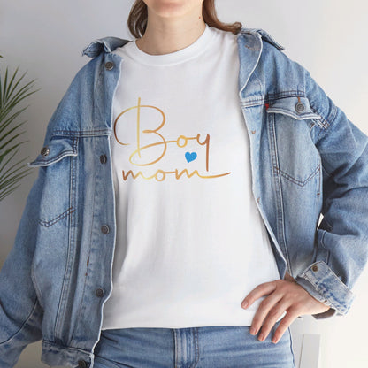 Boy Mom Unisex Heavy Cotton Tee