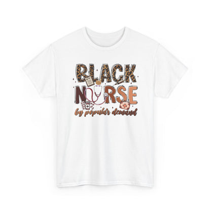 Black Nurse T-Shirt — Nursing Gift Tee for Nurses
