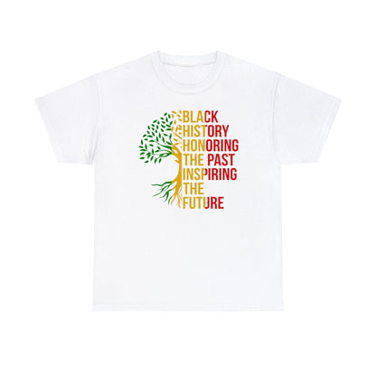 Black History Honoring The Past and Inspiring The Future, Red Green and Gold, DTF Transfer Print