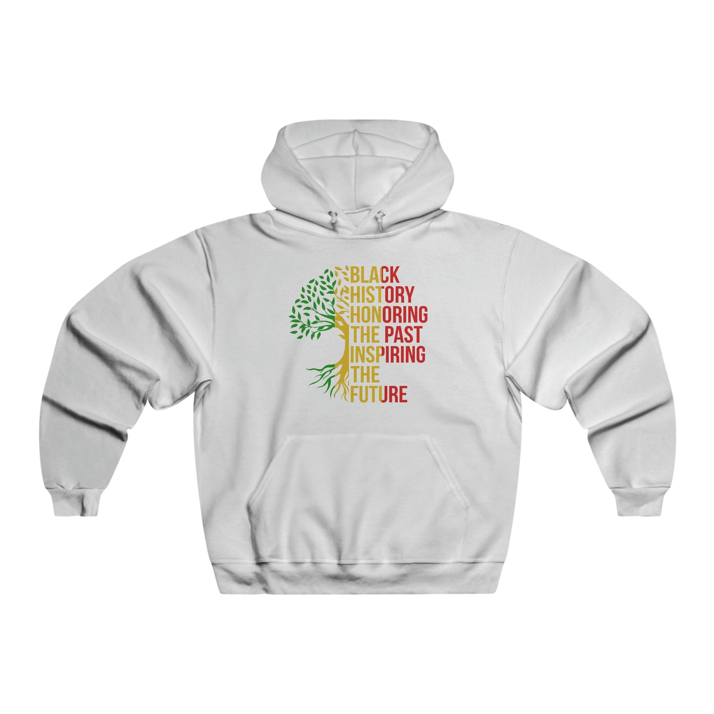 Black History Leaders Graphic Front and Back NUBLEND® Hooded Sweatshirt