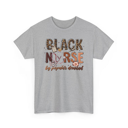 Black Nurse T-Shirt — Nursing Gift Tee for Nurses