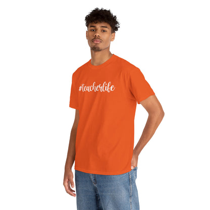 #teacherlife Unisex Heavy Cotton Tee