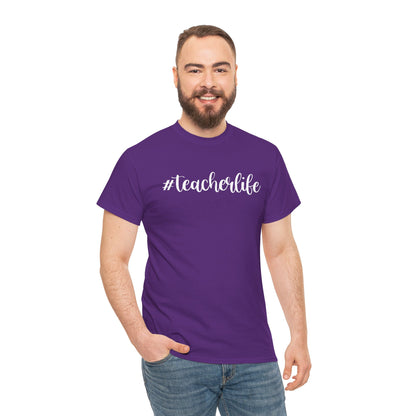 #teacherlife Unisex Heavy Cotton Tee