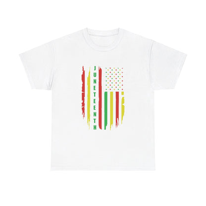 Juneteenth Flag Unisex Heavy Cotton Tee