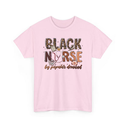 Black Nurse T-Shirt — Nursing Gift Tee for Nurses