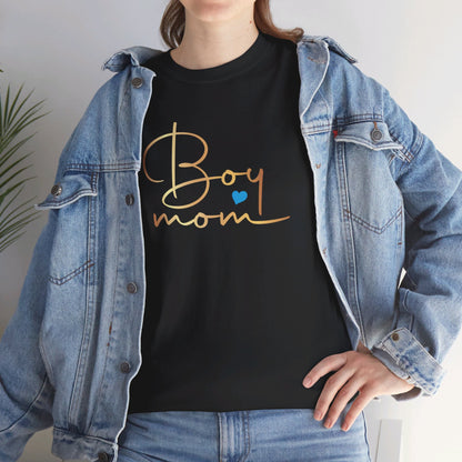 Boy Mom Unisex Heavy Cotton Tee