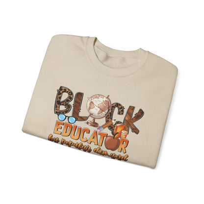 By Popular Demand Educator Sweatshirt — Black Teacher Crewneck