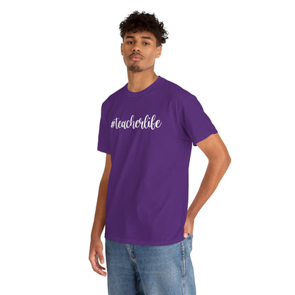 #teacherlife Unisex Heavy Cotton Tee