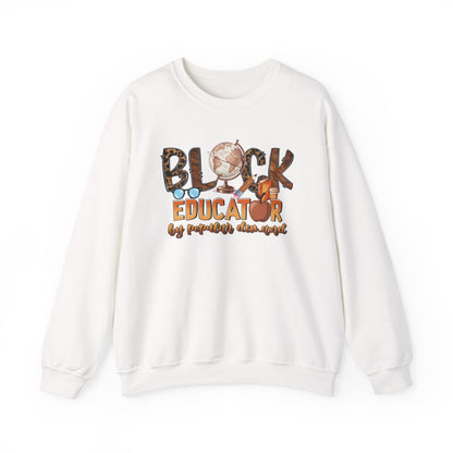 By Popular Demand Educator Sweatshirt — Black Teacher Crewneck