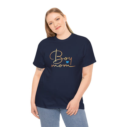 Boy Mom Unisex Heavy Cotton Tee