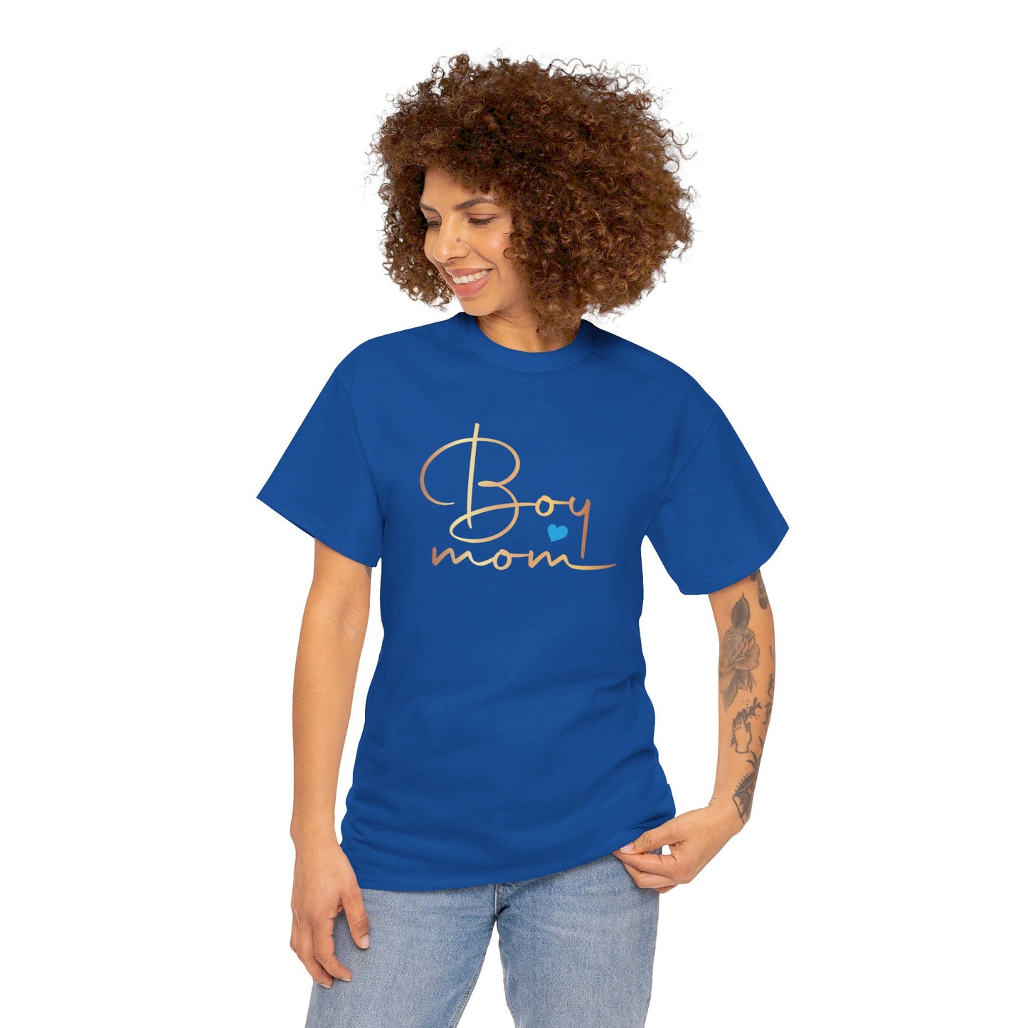 Boy Mom Unisex Heavy Cotton Tee