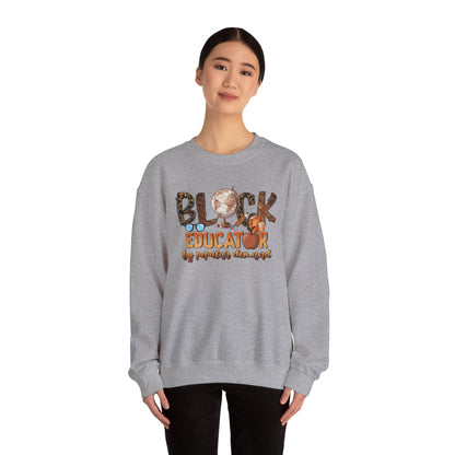 By Popular Demand Educator Sweatshirt — Black Teacher Crewneck
