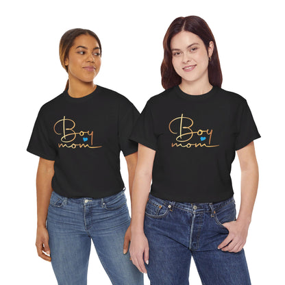 Boy Mom Unisex Heavy Cotton Tee