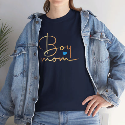 Boy Mom Unisex Heavy Cotton Tee