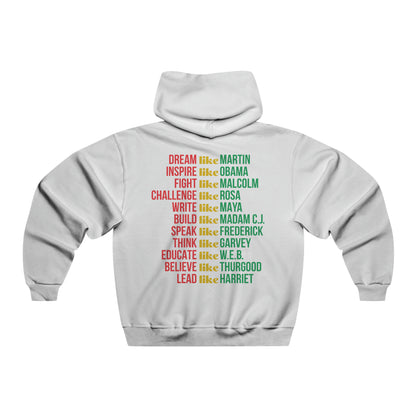 Black History Leaders Graphic Front and Back NUBLEND® Hooded Sweatshirt
