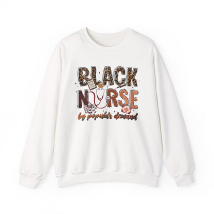 Black Nurse Sweatshirt — Nursing Gift Tee for Nurses