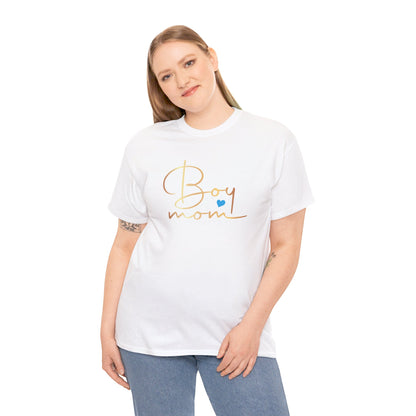 Boy Mom Unisex Heavy Cotton Tee