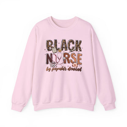 Black Nurse Sweatshirt — Nursing Gift Tee for Nurses