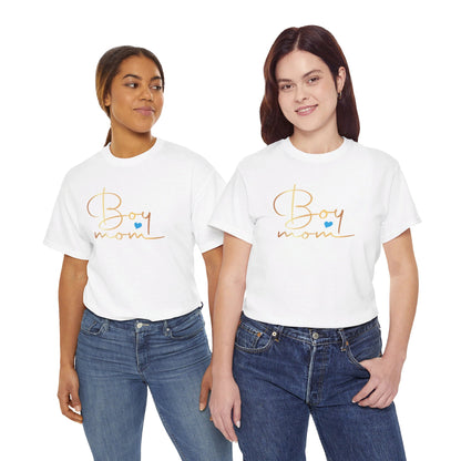 Boy Mom Unisex Heavy Cotton Tee