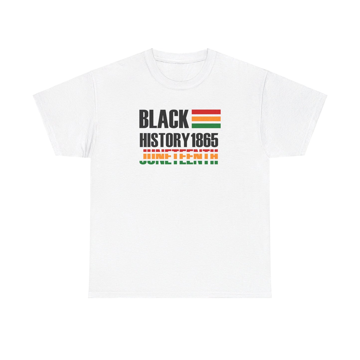 Black History Juneteenth 1865 Unisex Heavy Cotton Tee