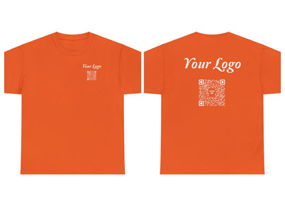 QR Code Tees Front & Back