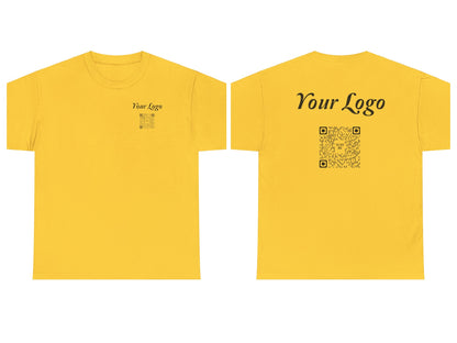 QR Code Tees Front & Back