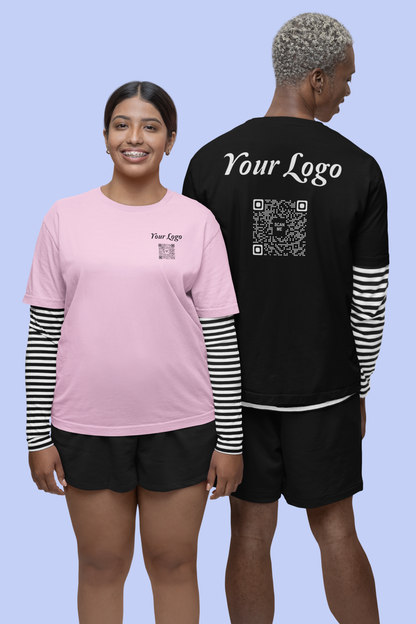 QR Code Tees Front & Back
